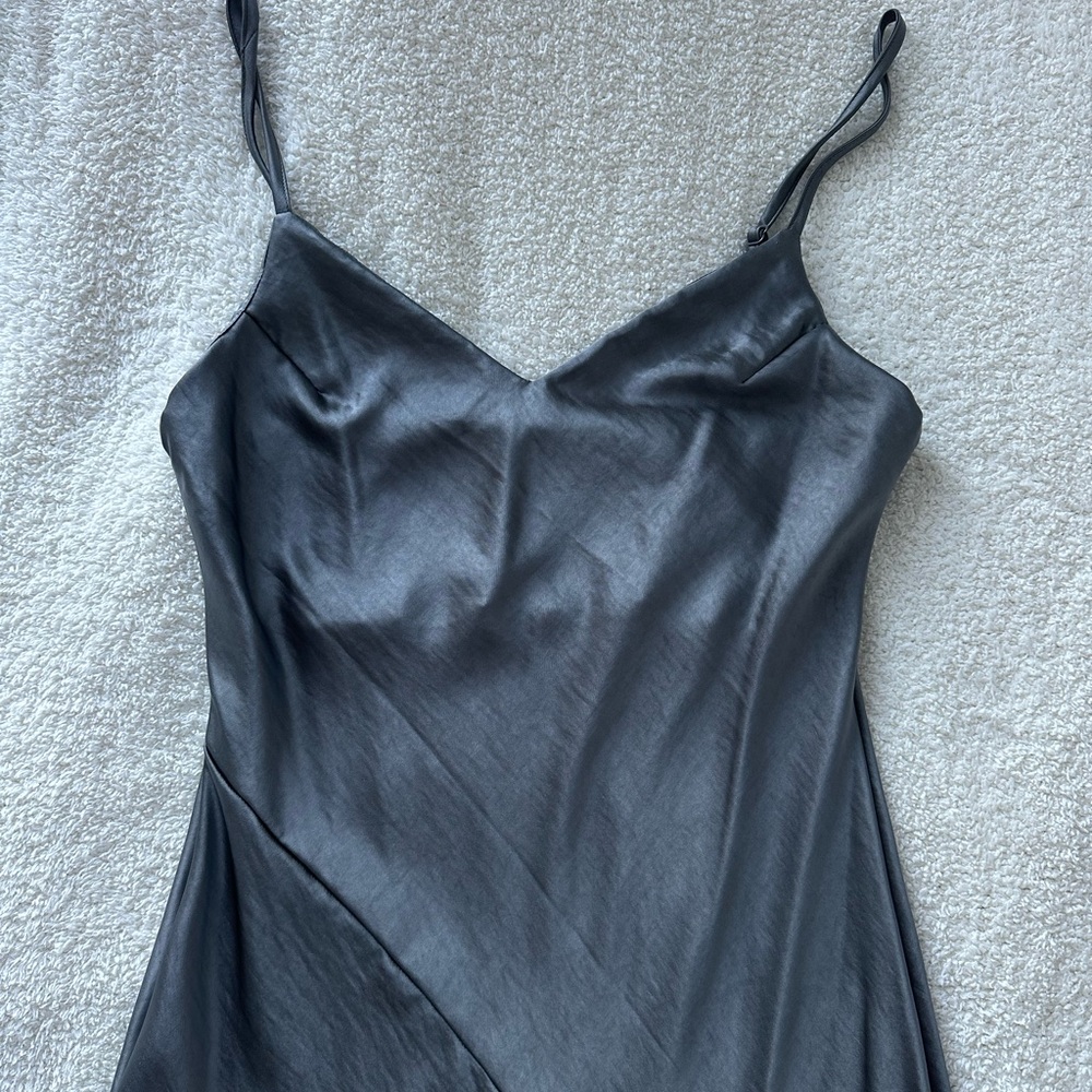 Satin slip dress